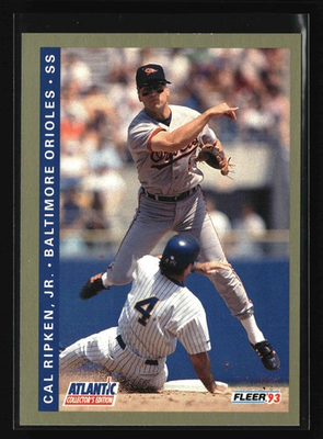 #ad #ad 1993 Fleer Atlantic #19 Cal Ripken Jr. Baltimore Orioles $0.99