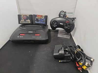 Sega Mega Drive 2 Konsole Bundle 1 Controller & Strom/TV Kabel 2x Spiele getestet!
