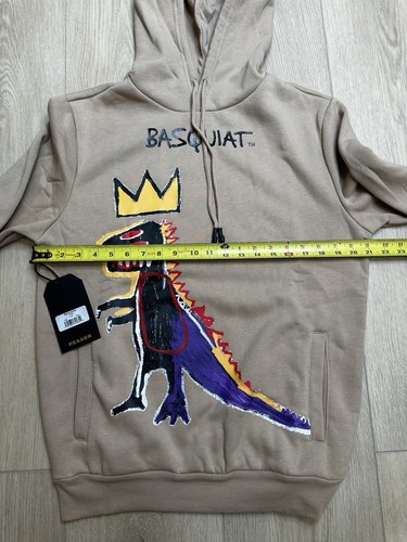 Jean-Michel Basquiat Pez Dinosaurier Pullover Hoodie Herren S Designer Streetwear NEU - Bild 10 von 13