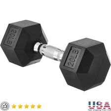 Hexagon Dumbbell Non-Slip Solid Iron Weight Home Gym Strength Training New