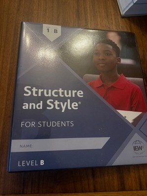 Structure and Style for Students: Year 1 Level B (Binder and Packet)