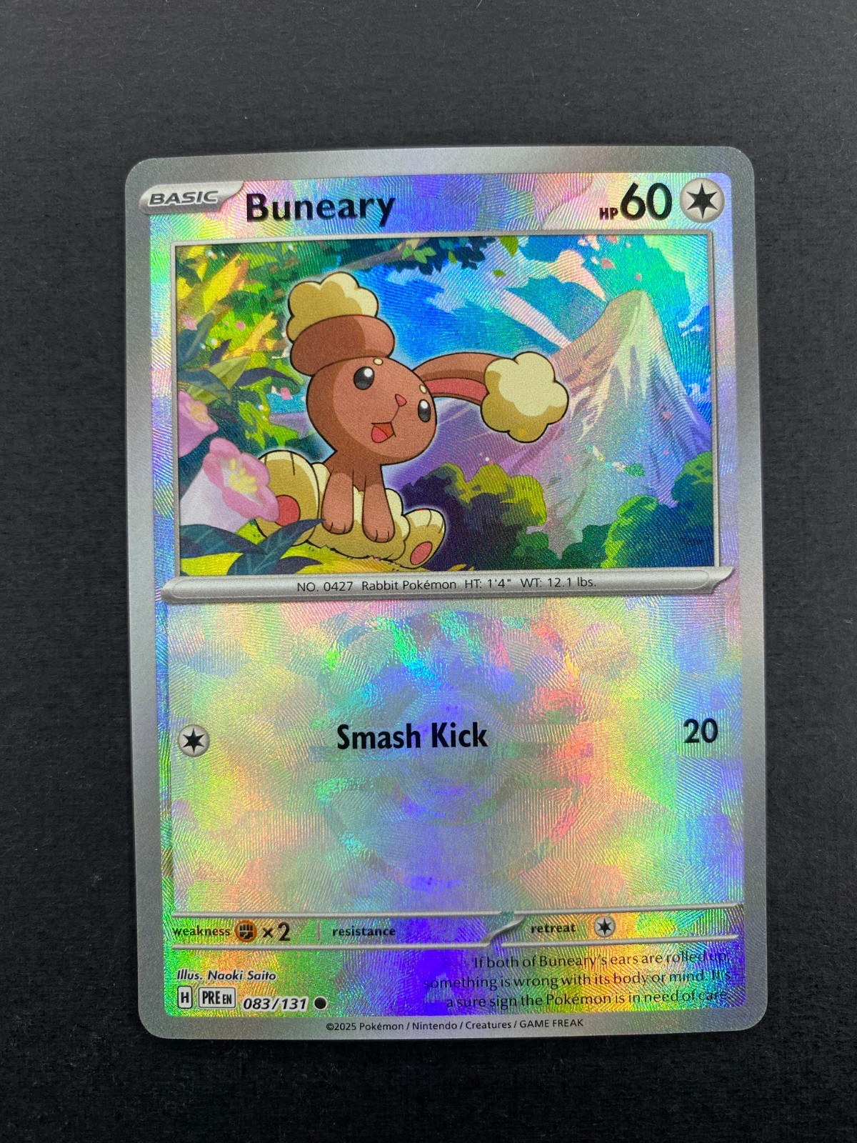 Buneary - 083/131 - Prismatic Evolutions - Master Ball - LP