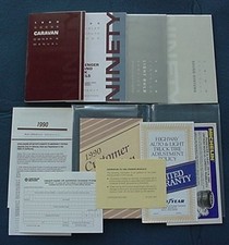 1990 Dodge Caravan Owners Manual Kit Chrysler Oem 3.3 2.5 Turbo Factory Original