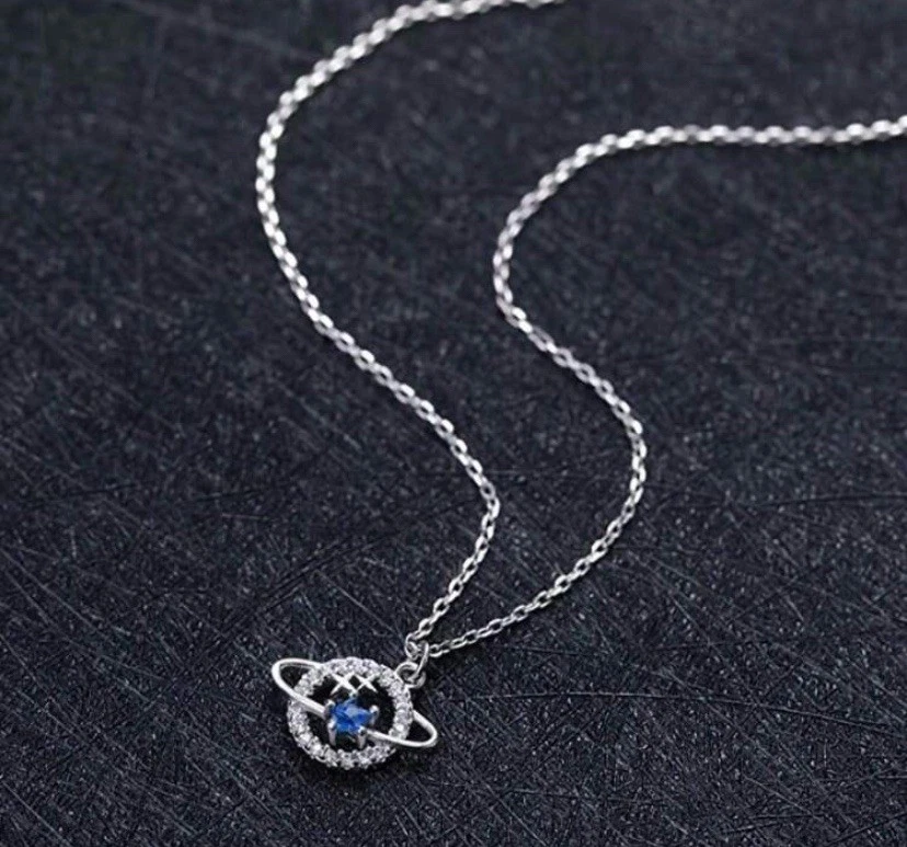 Regalo para Nieta - Collar Plata y Azul - Regalo Navidad Navidad Navidad Foto 4 de 4