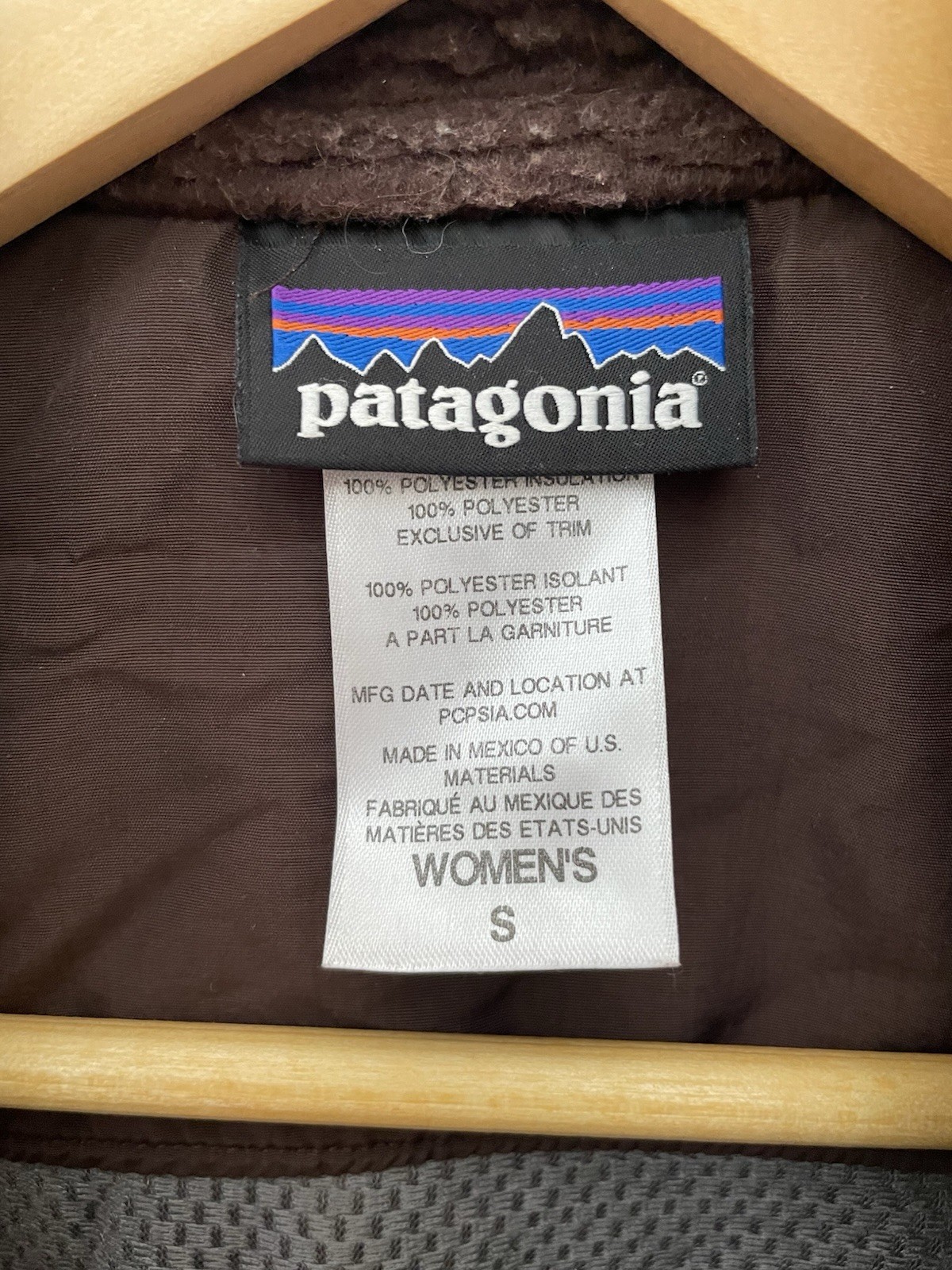 Patagonia Women's Brown Fleece Vest Small thumbnail 2