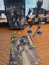 LEGO BIONICLE: Toa Hahli (8728) Complete with Box, Instructions, Weapon