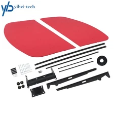 Tuff Top Tractor ROPS Canopy 52" × 52" For 2" x 2" or 2" x 3" Mower Umbrella-Red