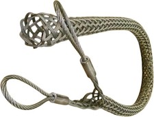 Wire & Cable Mesh Pulling Grip, Double Head Cable Pulls, Suitable for Light & He