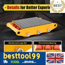 15Ton Machine Mover Roller Machinery Moving Skate Heavy Duty Cargo Trolley