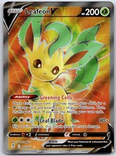 Leafeon V (Full Art) Ultra Rare SWSH07: Evolving Skies 166/203 NM on eBay