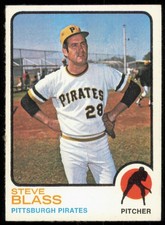 1973 TOPPS STEVE BLASS PITTSBURGH PIRATES #95 EX-EXMT