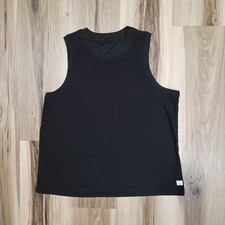 Vuori Energy Top Long Tank Top Sz Large Black Performance