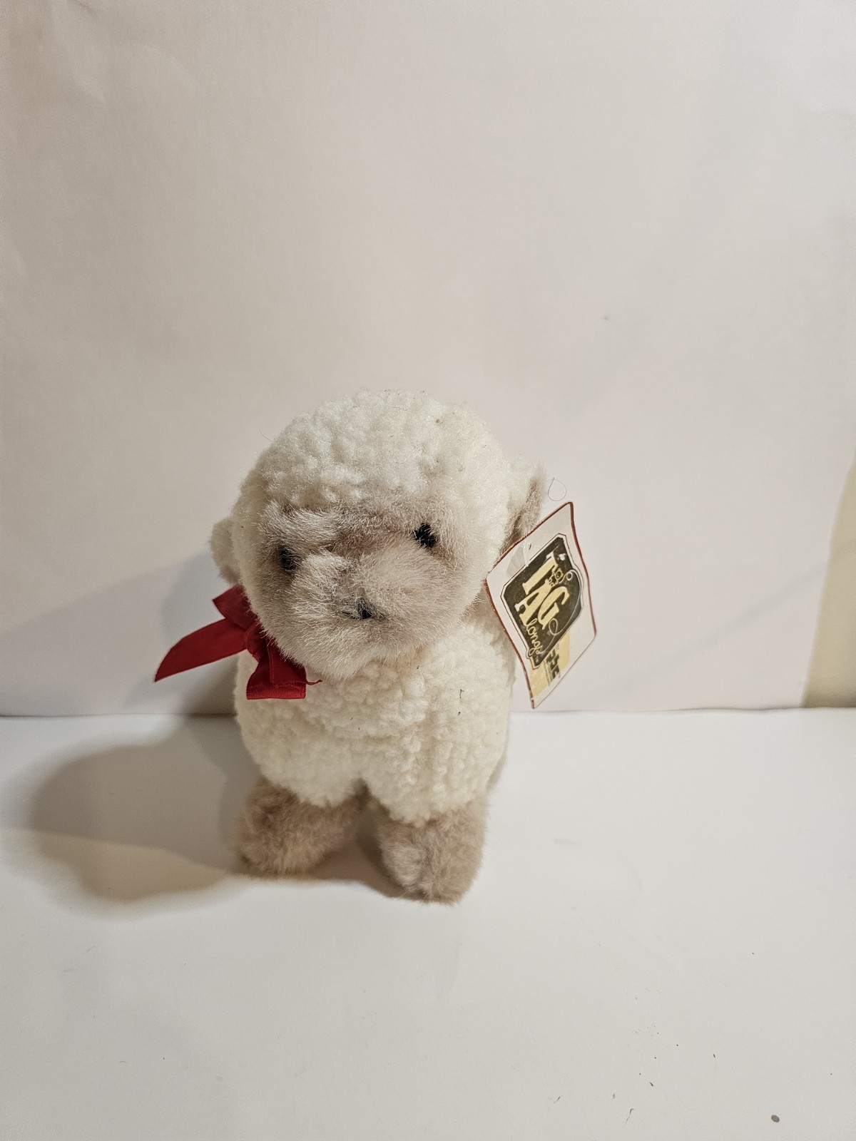 Pbc Ltd Sheep Lamb Soft Toy Vintage Cuggly Wugglies Plush  4.5” Tags