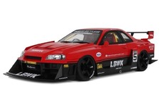 Gt Spirit 1/18 Nissan Skyline Gt-R R34 Lb Silhouette 2020 Red/Black Super
