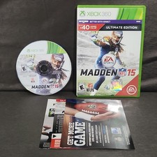 Madden NFL 15 Ultimate Edition Xbox 360 Video Game Complete CIB