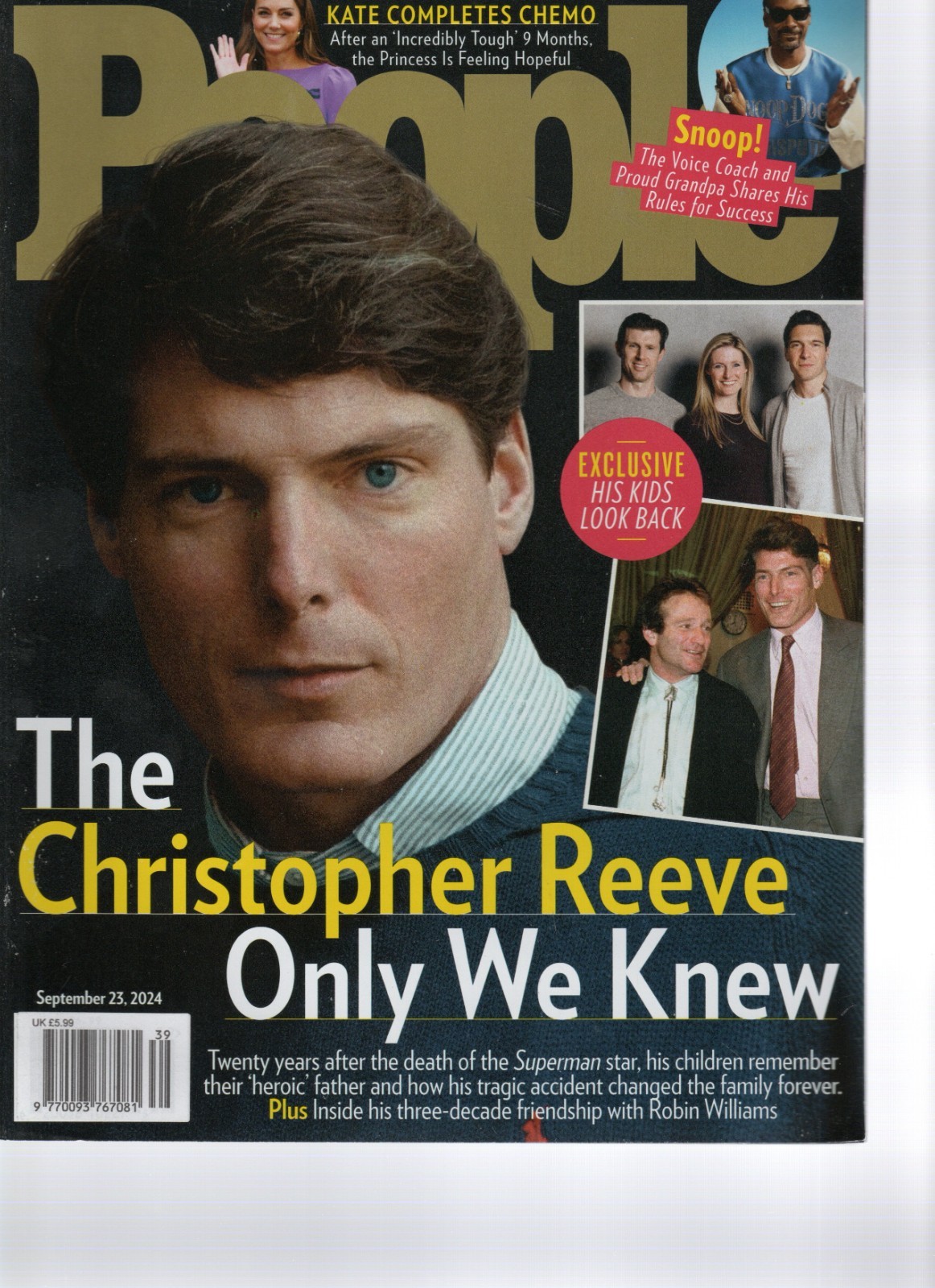 People Magazine Sept 23 2024 – Christopher Reeve Tribute, Snoop Dogg, Uzo Aduba