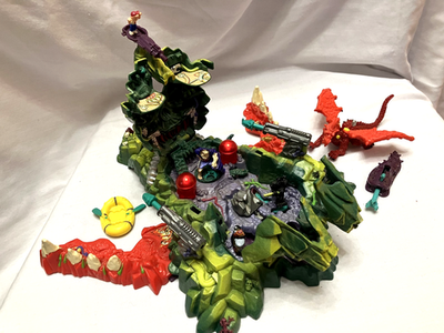 #ad Mighty Max Storms Dragon Island 1993 Bluebird Complete Lights Work $125.00