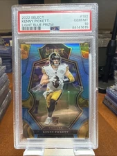 2022 Panini Select - Premier Level Kenny Pickett Light Blue Prizm /99 PSA 10