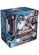 PYT #6666 -10x 2025 Chrome Sapphire Football (1 Cases!)