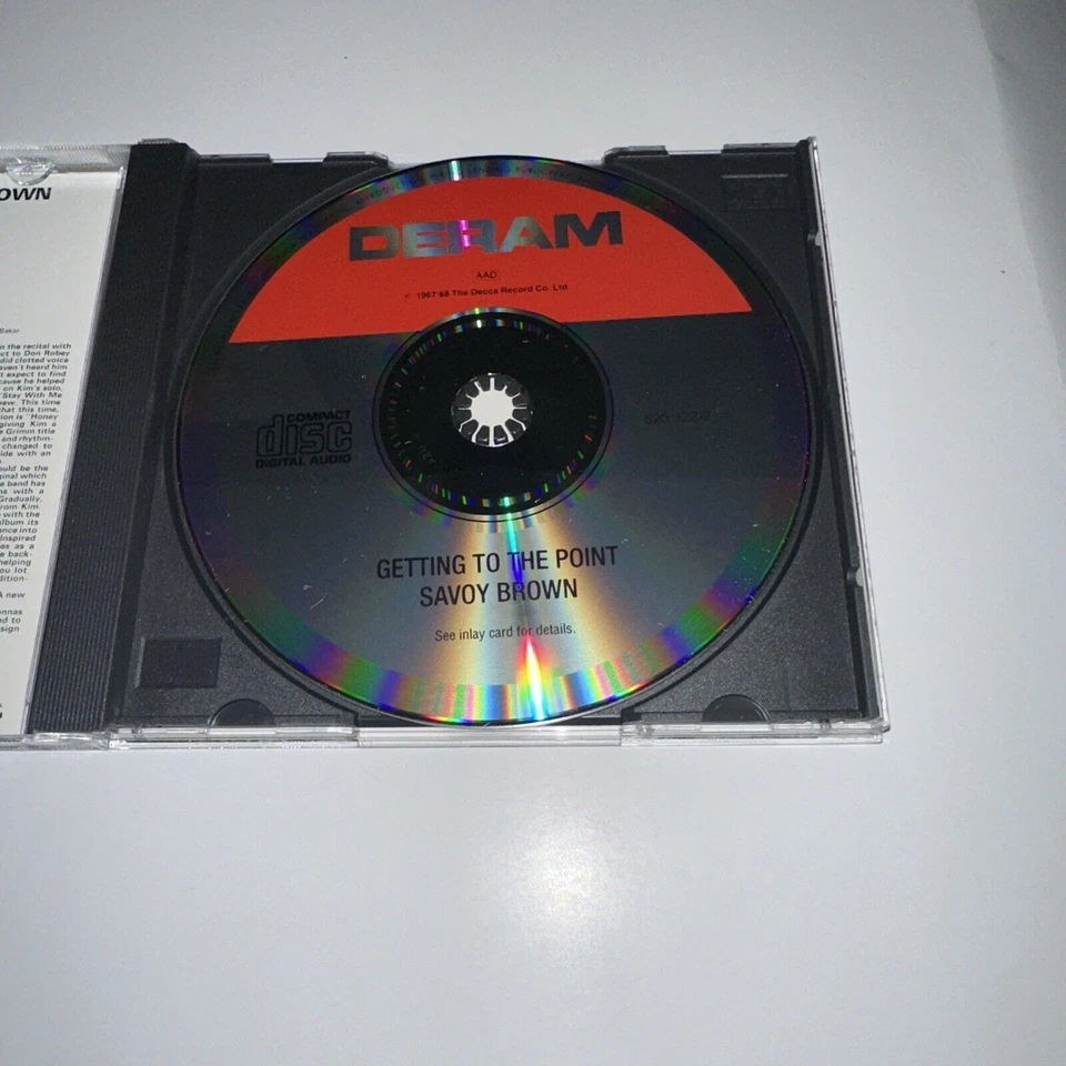 SAVOY BROWN - Getting To The Point - CD - **Super rare Pop - Image 3 of 3