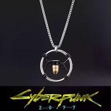 Cyberpunk：Edgerunners Cosplay Bullet Necklace Pendant Props Key chain Gift New