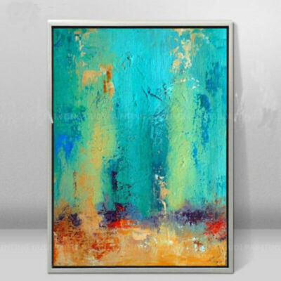 MQ100 Stretched Canvas Frame / Unframed Handmade Abstract Modern Oil Painting