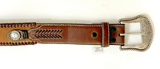 Nocona Belt Co. Mens 32 Brown Leather Western Belt N2475644