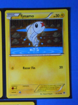 Tynamo 31/101 Pokemon card BW Plasma Blast common NM
