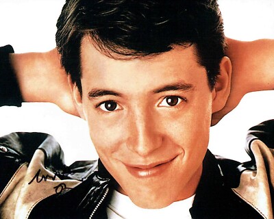 Matthew Broderick signiertes 10x8 Foto 1 + Händler Echtheitszertifikat Ferris Bueller Day Off Film