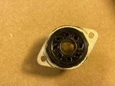 NOS Vintage Black Amphenol 8-Pin Octal Vacuum Tube Socket for guitar amps (Qty)