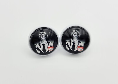 Halloween Beetlejuice Bob Women's Spooky Fashion Stud Earring