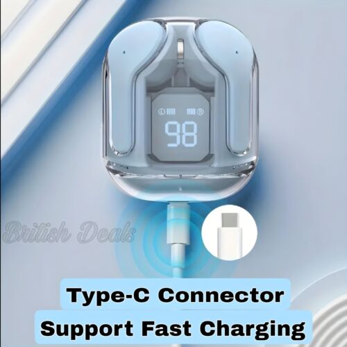 Wireless Bluetooth Earbuds Noise Cancelling Headphones for iPhone And Android - Picture 4 of 16