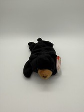 Ty Beanie Baby Blackie The Bear Plush Toy 1993