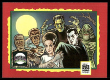 Creature Frankenstein Dracula Mummy Wolfman 1991 Impel Monster Card (NM)