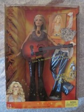 Shakira Barbie Doll with Guitar Plays/Sings Whenever Wherever..New In The Box 