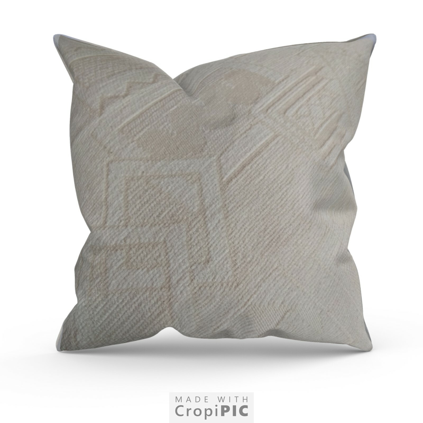 cream chenille cushions