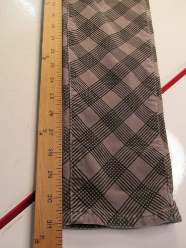 KUT From the Kloth Corduroy Skinny Pants Women Size 6 Gray Black Check Plaid - Picture 11 of 13