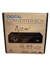 Ematic AT103B Digital Converter Box with LED Display and Recording Capabilities