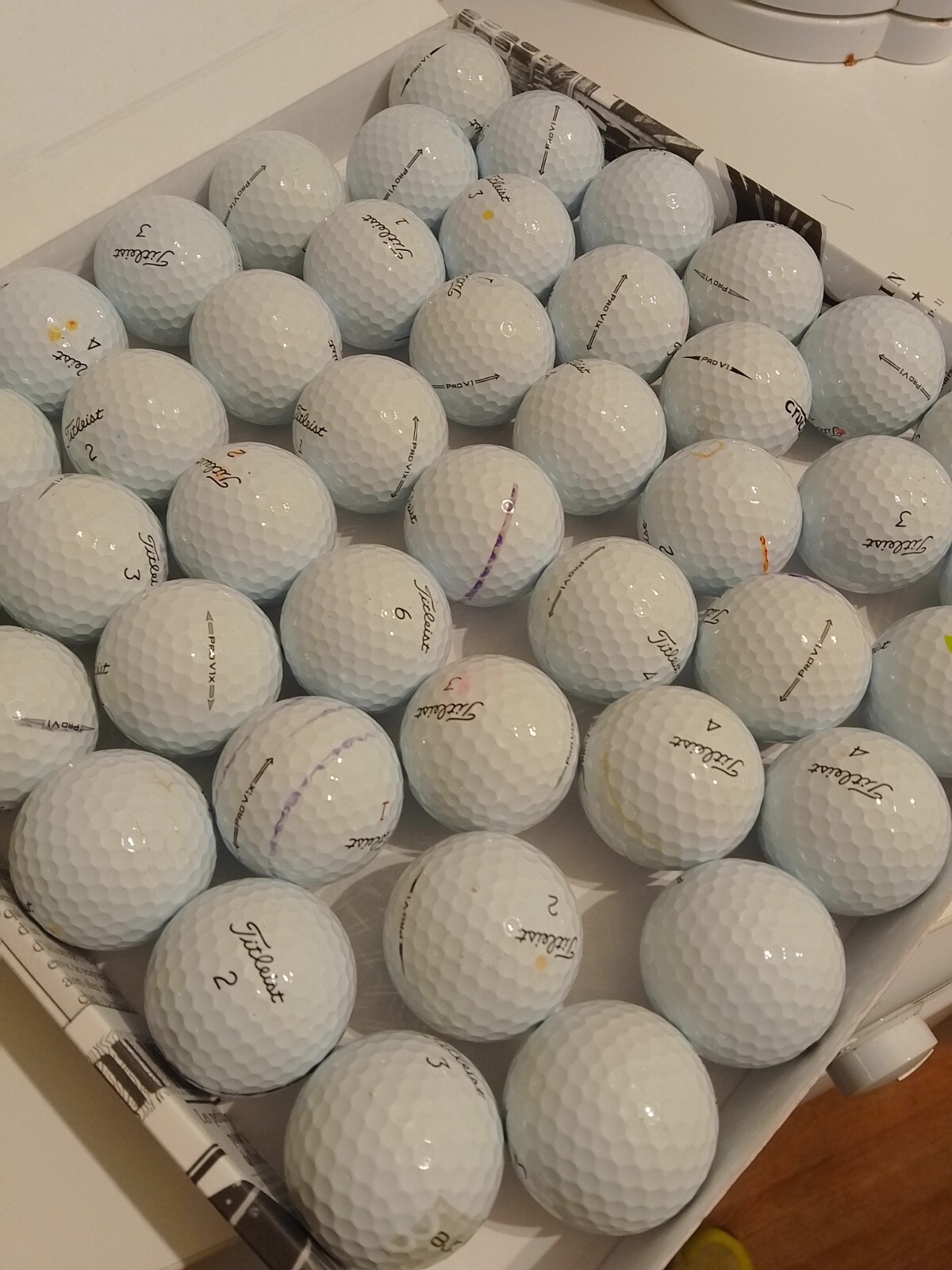 Golf Balls Titleist Pro V1 Mint A Grade 50 eBay