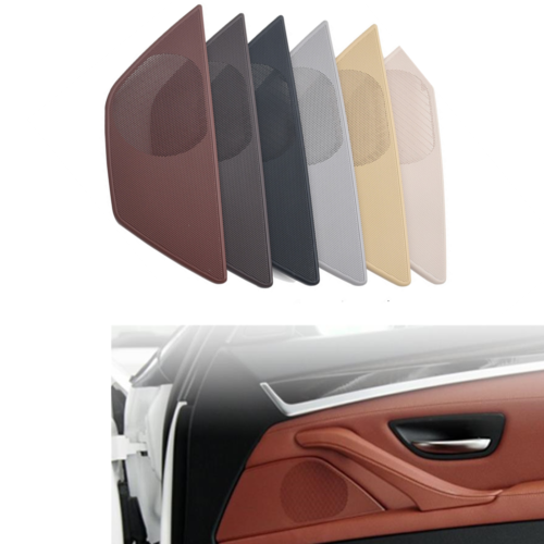 Red-brown Front Right Door Trumpet Speaker Cover For BMW 5 Series F10 F18 10-17 - Picture 1 of 7