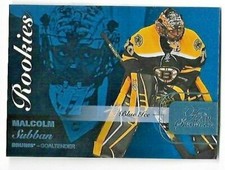 2015-16 FLEER SHOWCASE FLAIR BLUE ICE #43 MALCOLM SUBBAN ROOKIE CARD #143/199!