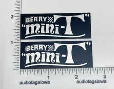 Berry Mini-T Dune Buggy Badge Logo Emblem Custom Pair