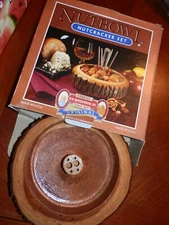 New 8-5/8" Nut Bowl Nutcracker Bowl H.M. Quackenbush Inc. USA 2" Deep NOS