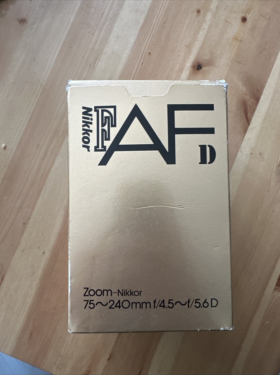 Nikon AF Nikkor 75-240mm 1:4.5-5.6D objektiv | Köp på (725388843
