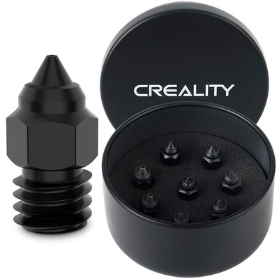 Creality High End Hardened Steel Nozzle MK8 0.4MM 450  Harden Extruder Tips with
