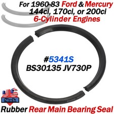 Rubber Rear Main Engine Seal For Ford 144 170 200 Ci 6-cylinder Engine 1960-1983 Rubber Rear Main Engine Seal For Ford 144 170 200 Ci 6-cylinder Engine 1960-1983