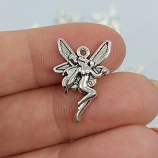 Lot of 8 fairy charms, jewelry making supplies, diy jewelry
