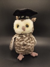 TY beanie baby owl "SMART" Class of 2001 Graduation OWL with tag