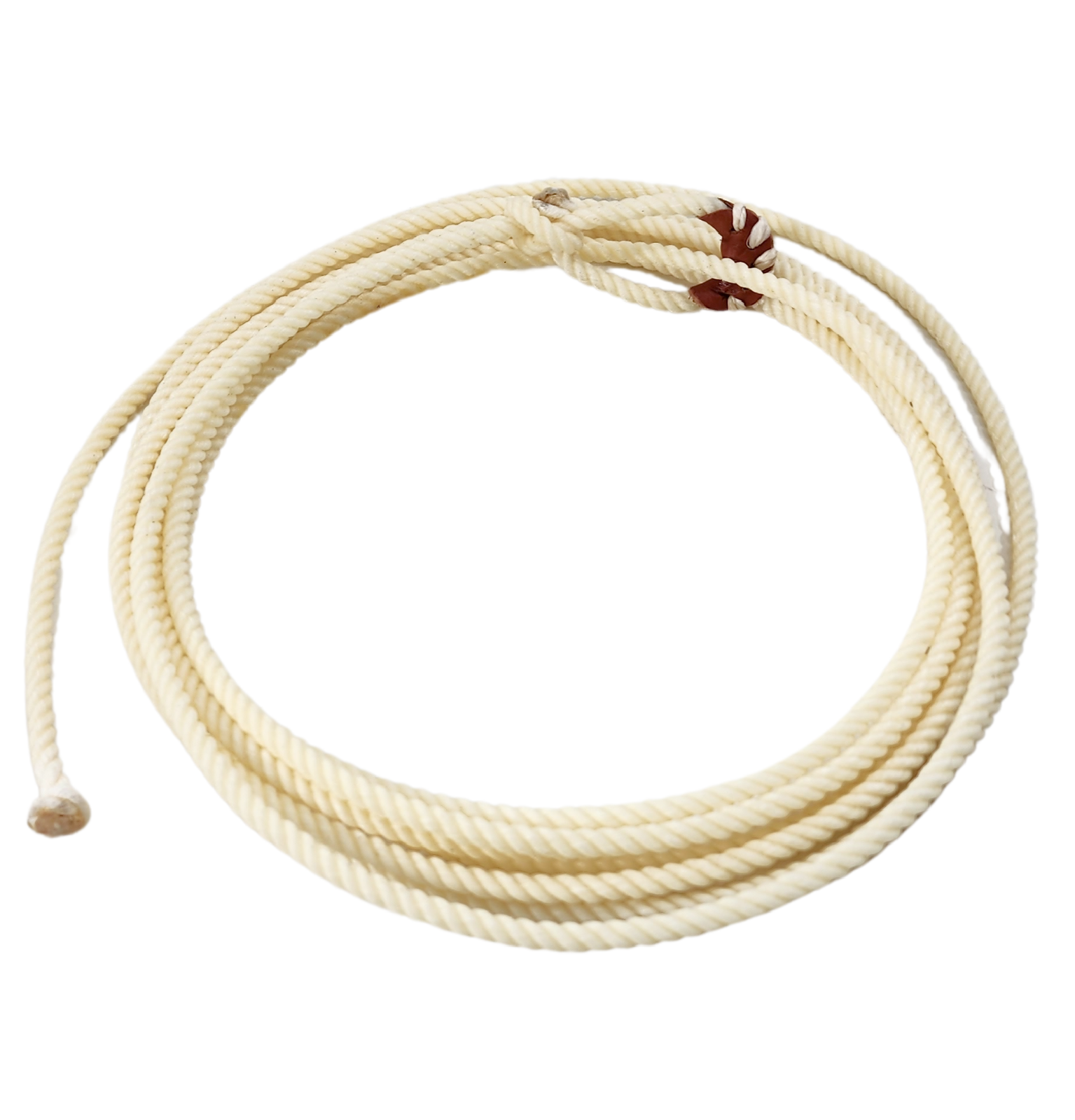 Supreme Western Products 21' Waxed Youth Lariat Rope Leather Hondo