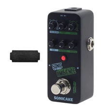 SONICAKE  Multi Mode  Delay and Reverb Guitar Bass Effects+ Hook and Loop Tape